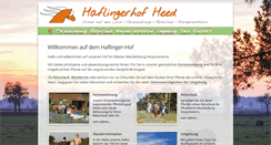 Desktop Screenshot of haflingerhof-heed.de
